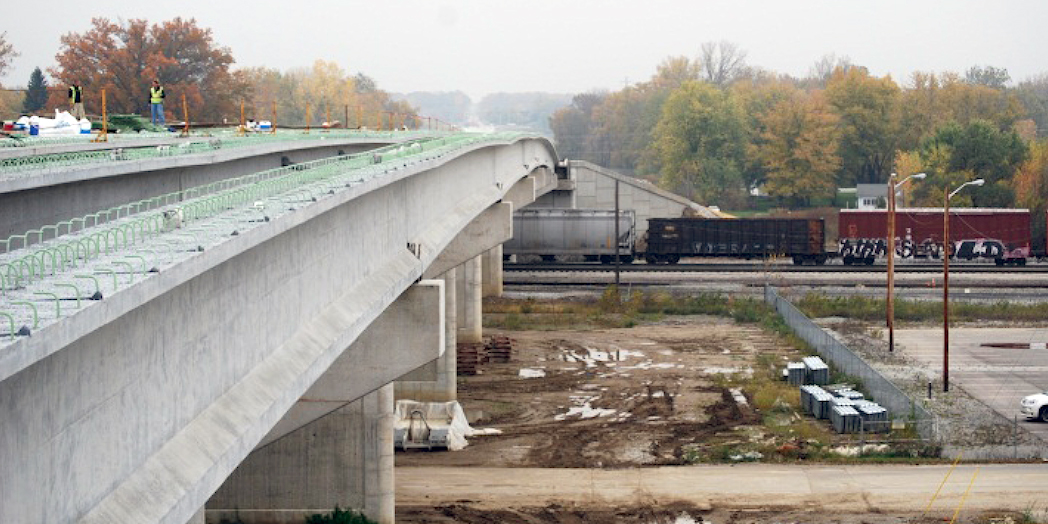 Maplecrest Road Construction Inspection Bridge