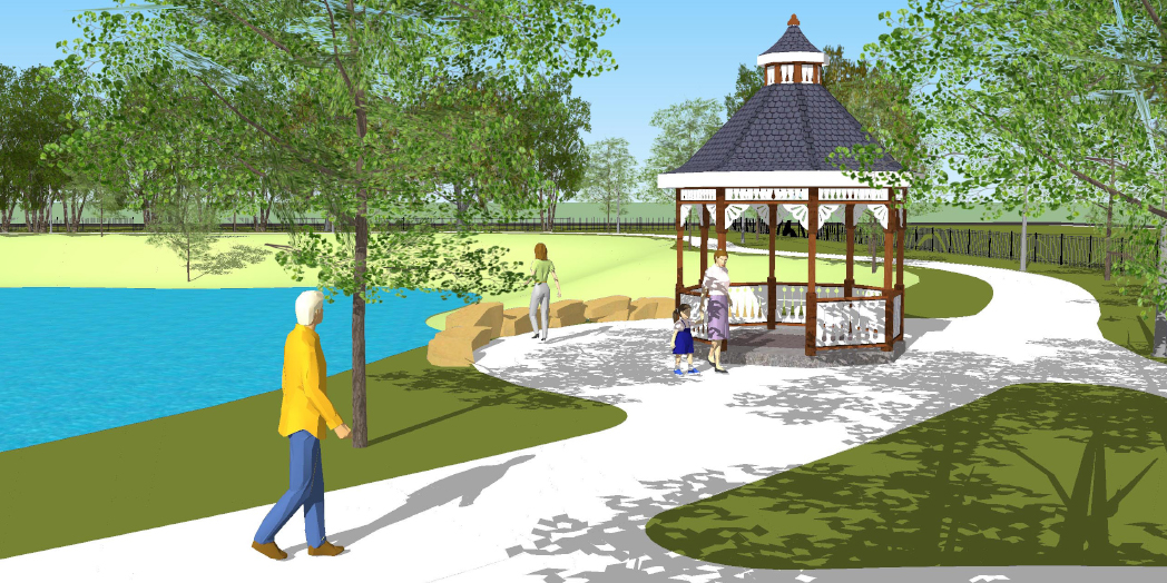 West Washington Street Drainage Improvements: Rendering