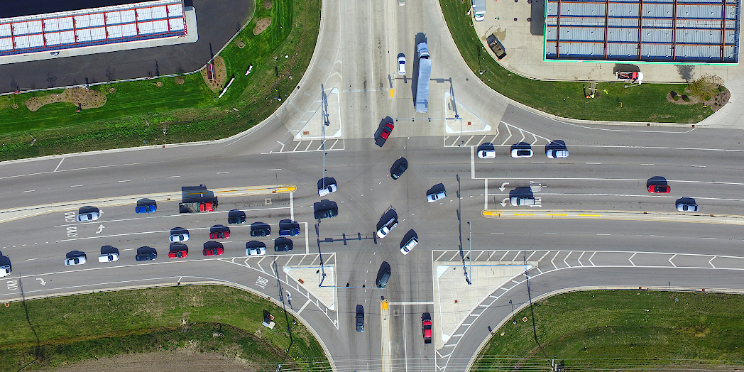 Fabyan Parkway and IL 38 Intersection Aerial: Left Turns