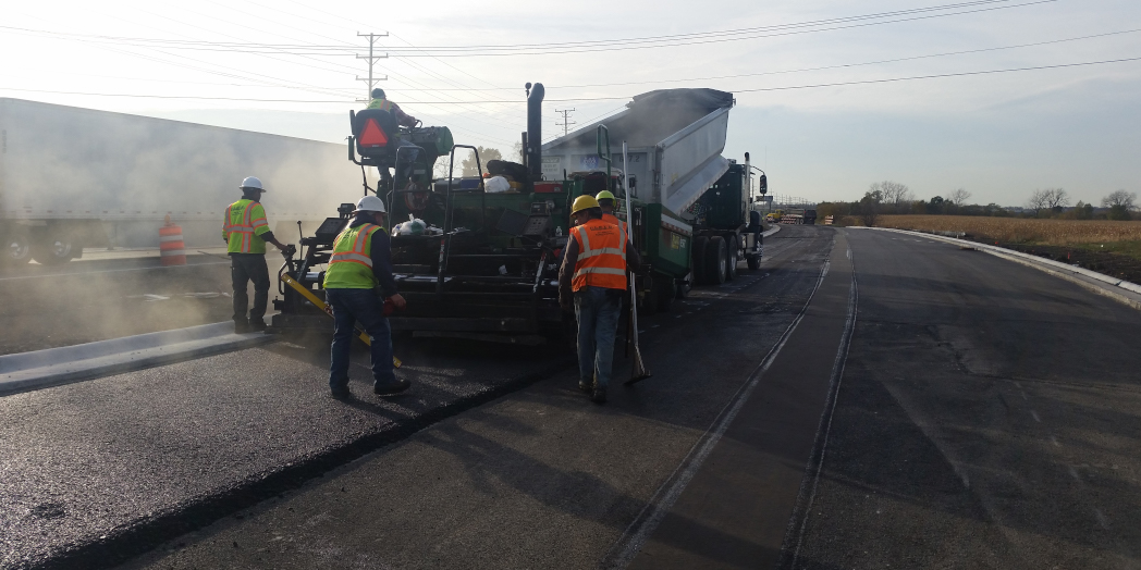 Fabyan Parkway and IL 38 Intersection: Asphalt Work