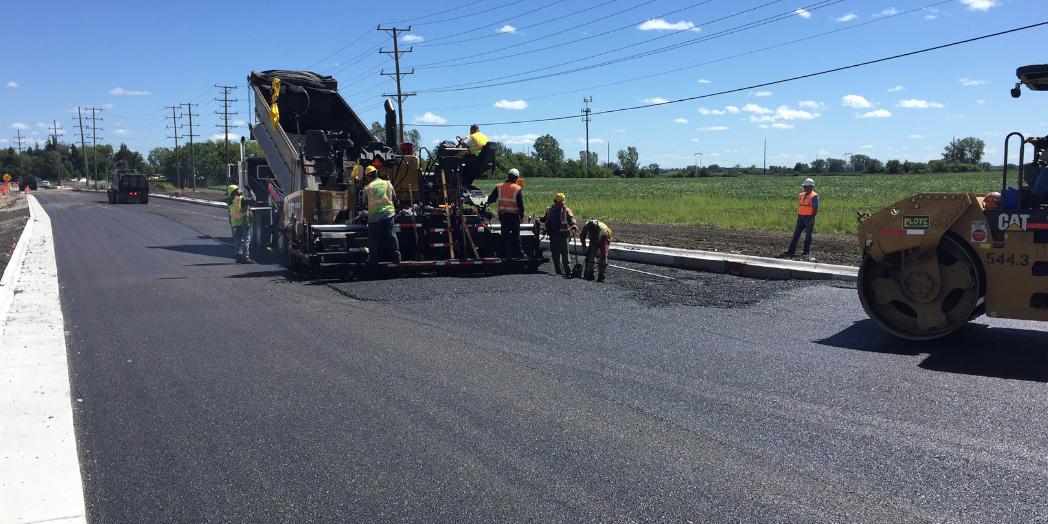 Fabyan Parkway and IL 38 Intersection: Paving