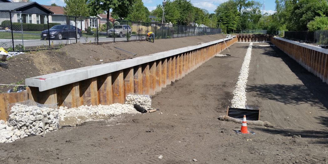 Sheet Piling Walls