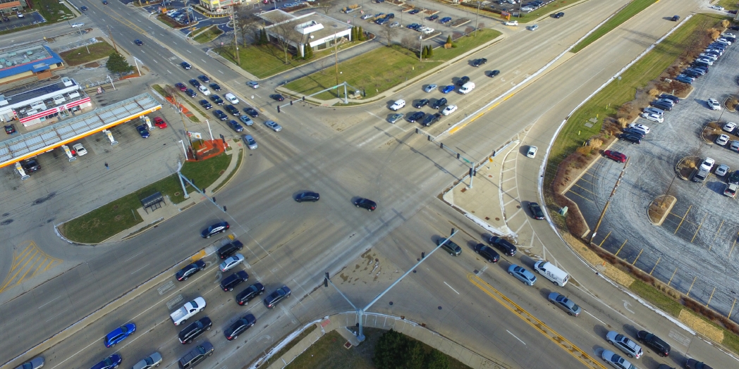 22nd Street Reconstruction Aerial