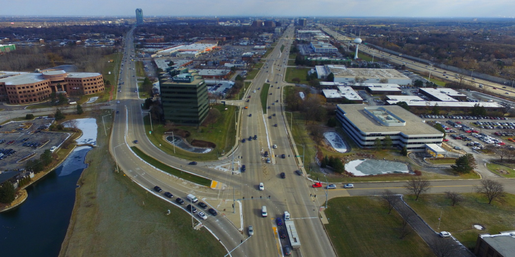 22nd Street Reconstruction Aerial