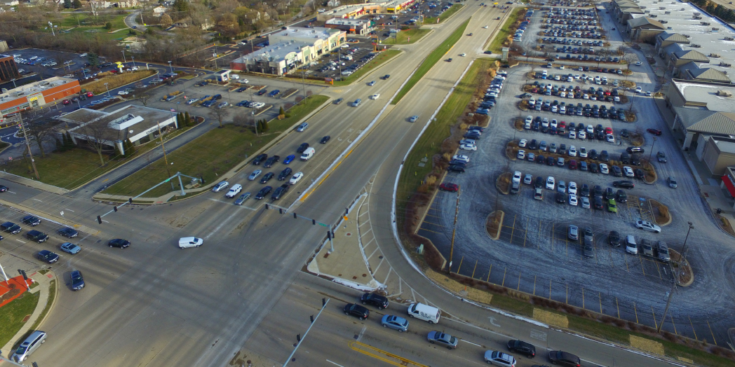 22nd Street Reconstruction Aerial