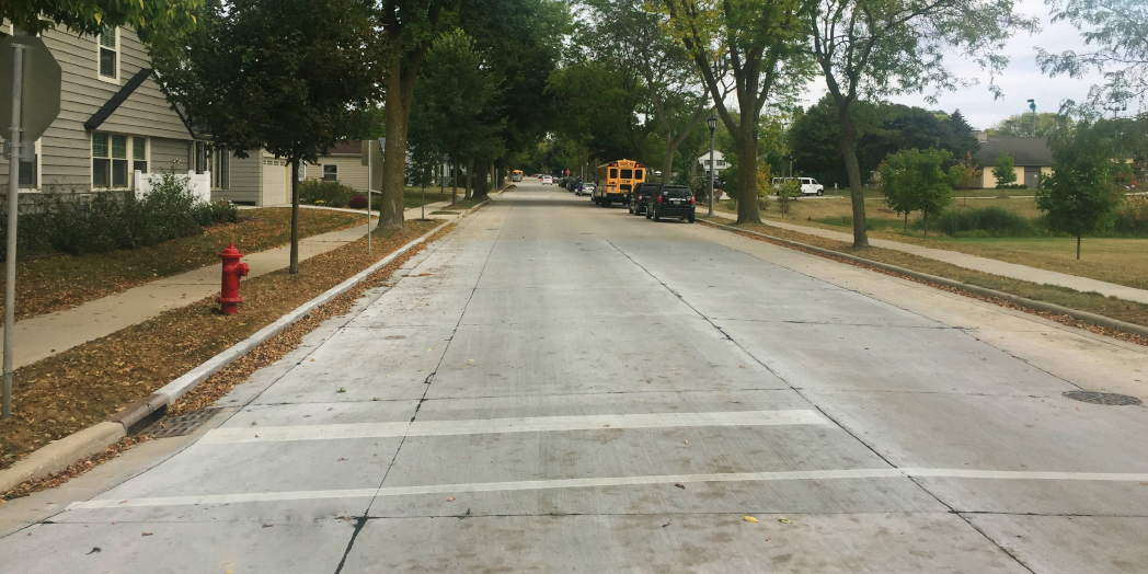 Fairmount Avenue after sewer construction