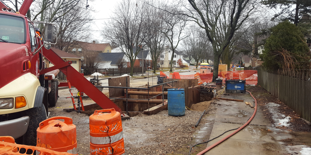 Fairmount Avenue sewer construction – small impact