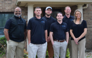 Louisville staff at new office location