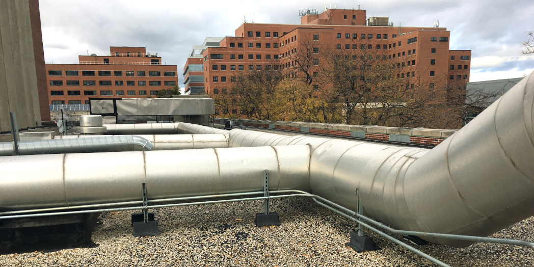 Rooftop equipment for the College of Nursing: HVAC Systems Upgrade