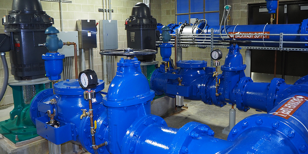 Jacksonville Water Treatment Facility: Water Treatment Facility: High service pump room