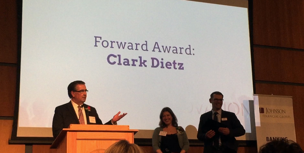 John Boldt Accepts 2018 Forward Award