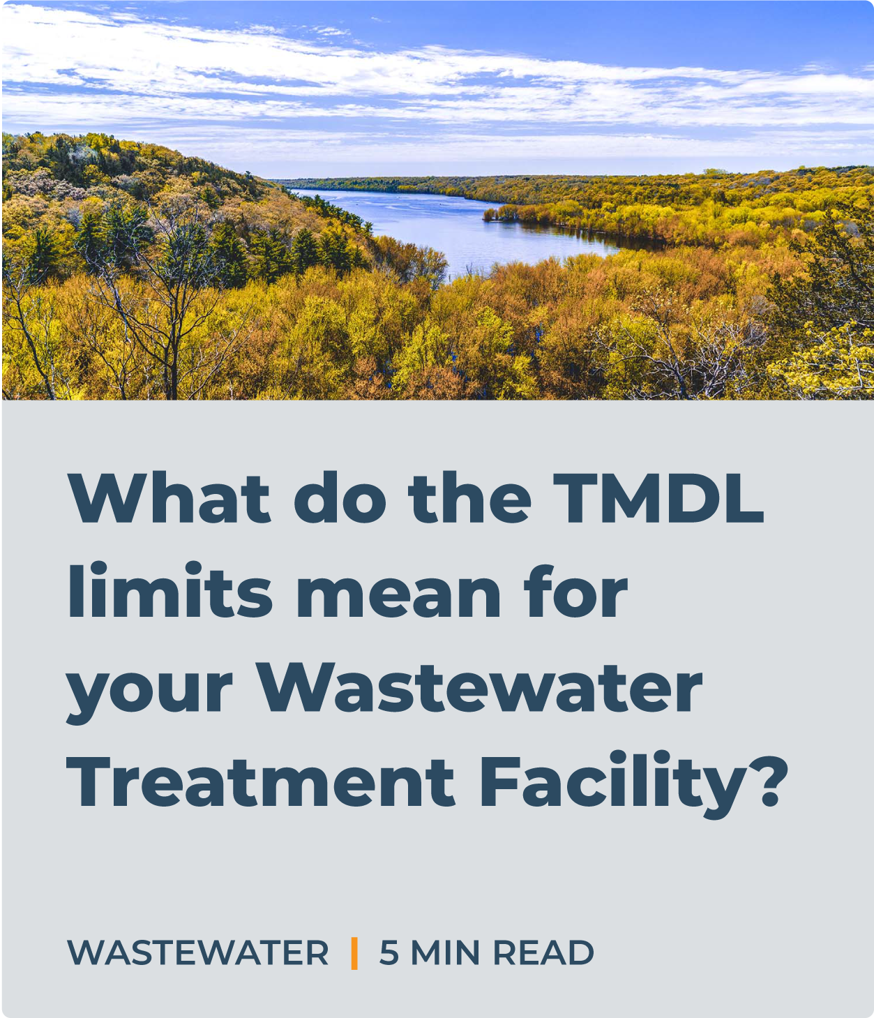 What do the TMDL limits mean for your Wastewater Treatment Facility?