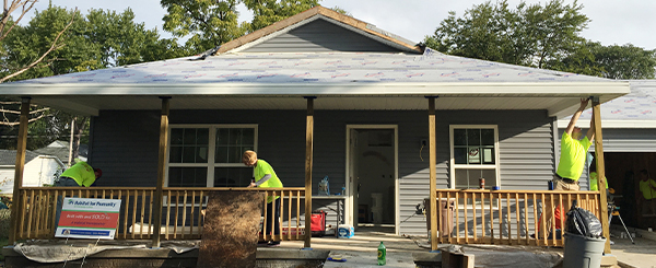 Clark Dietz team builds a house with Habitat for Humanity