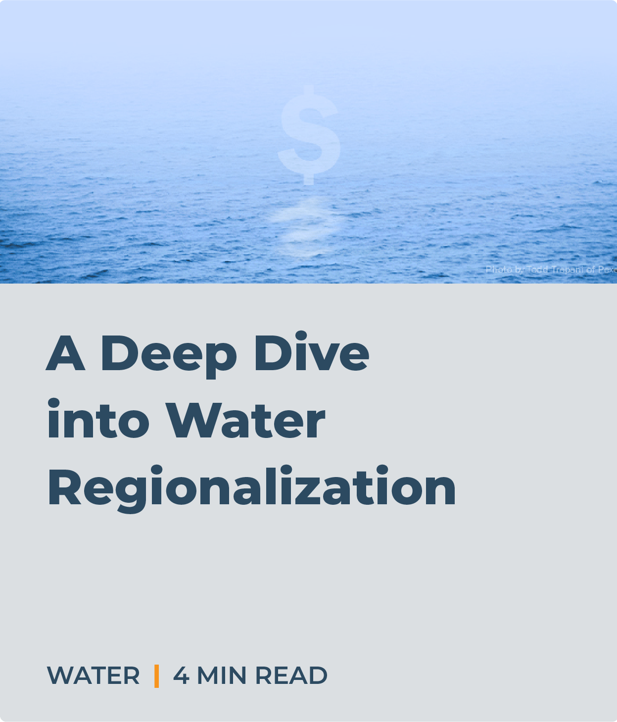 A Deep Dive into Water Regionalization