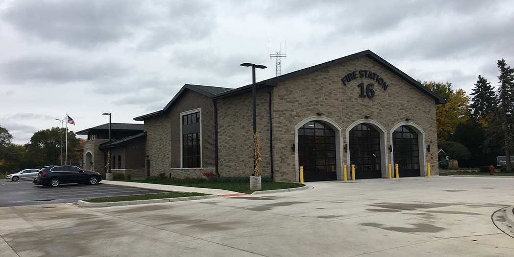 Rolling Meadows, Illinois: Fire Station 16 exterior