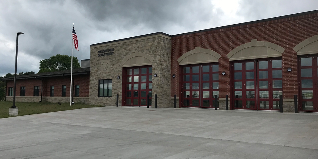 Wausau Main Fire Station Exterior