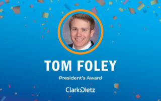 Tom Foley Wins President's Award