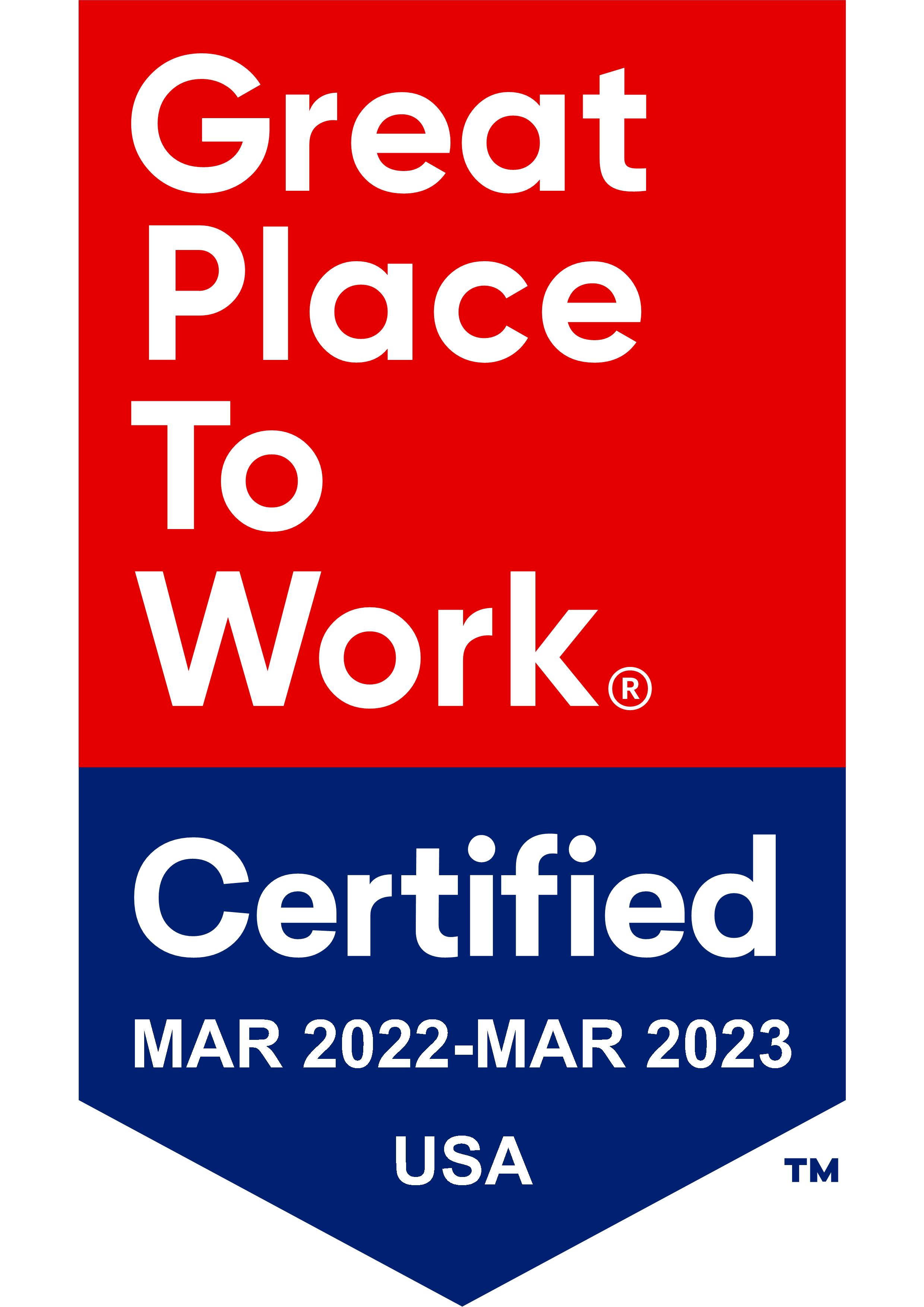 Great Place to Work Badge