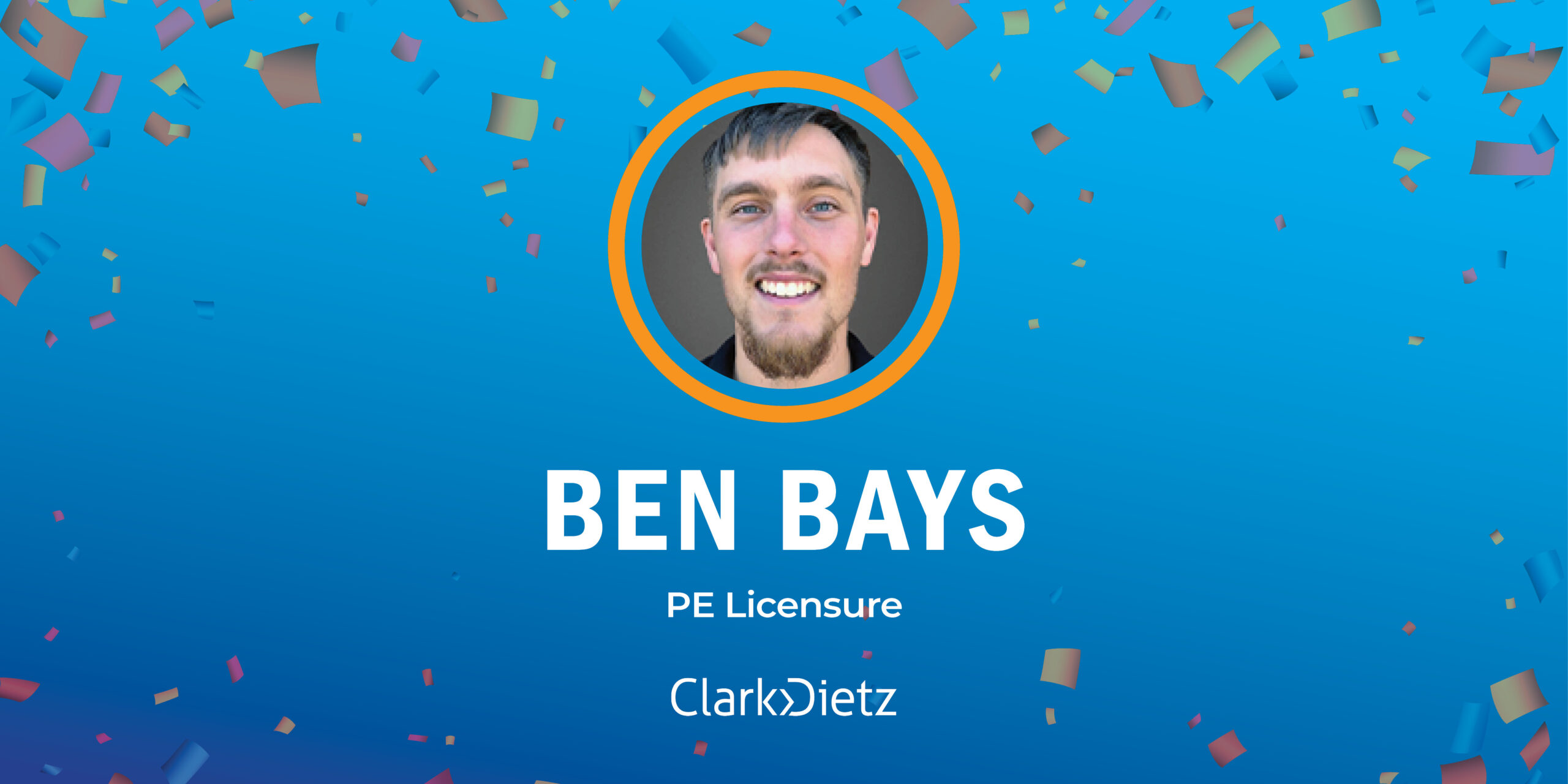 Ben Bays Earns PE License