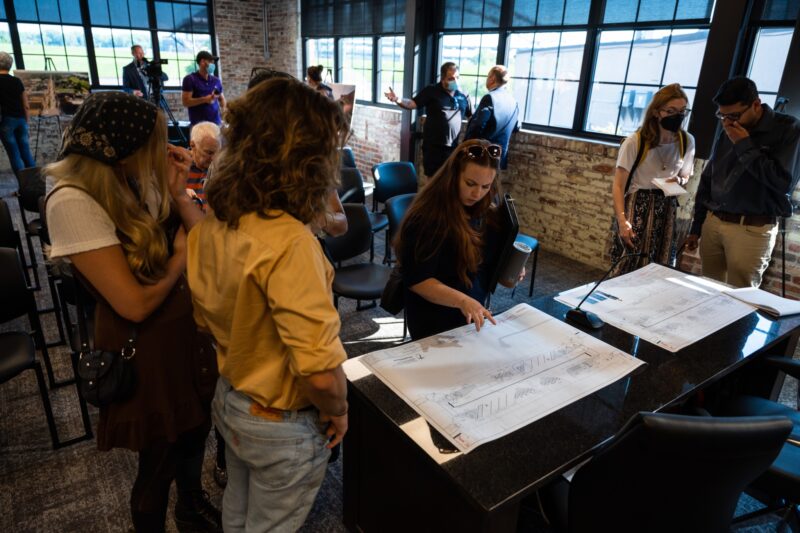 New Albany Residents Review Main Street Plans