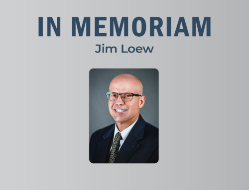 Announcing the Passing of Clark Dietz Senior Project Manager Jim Loew