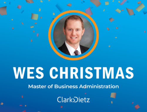 Wes Christmas Earns his Master of Business Administration
