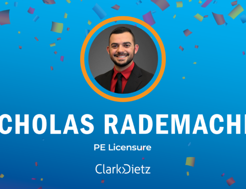 Nicholas Rademacher Earns his PE Licence