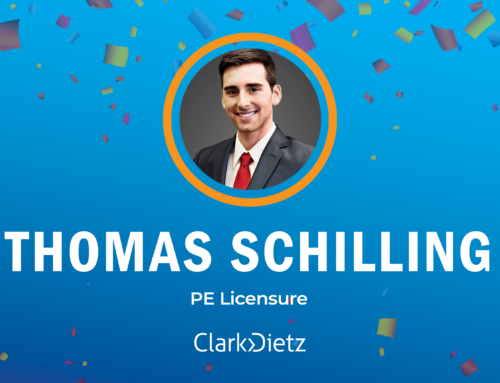 Thomas Schilling Earns his PE License