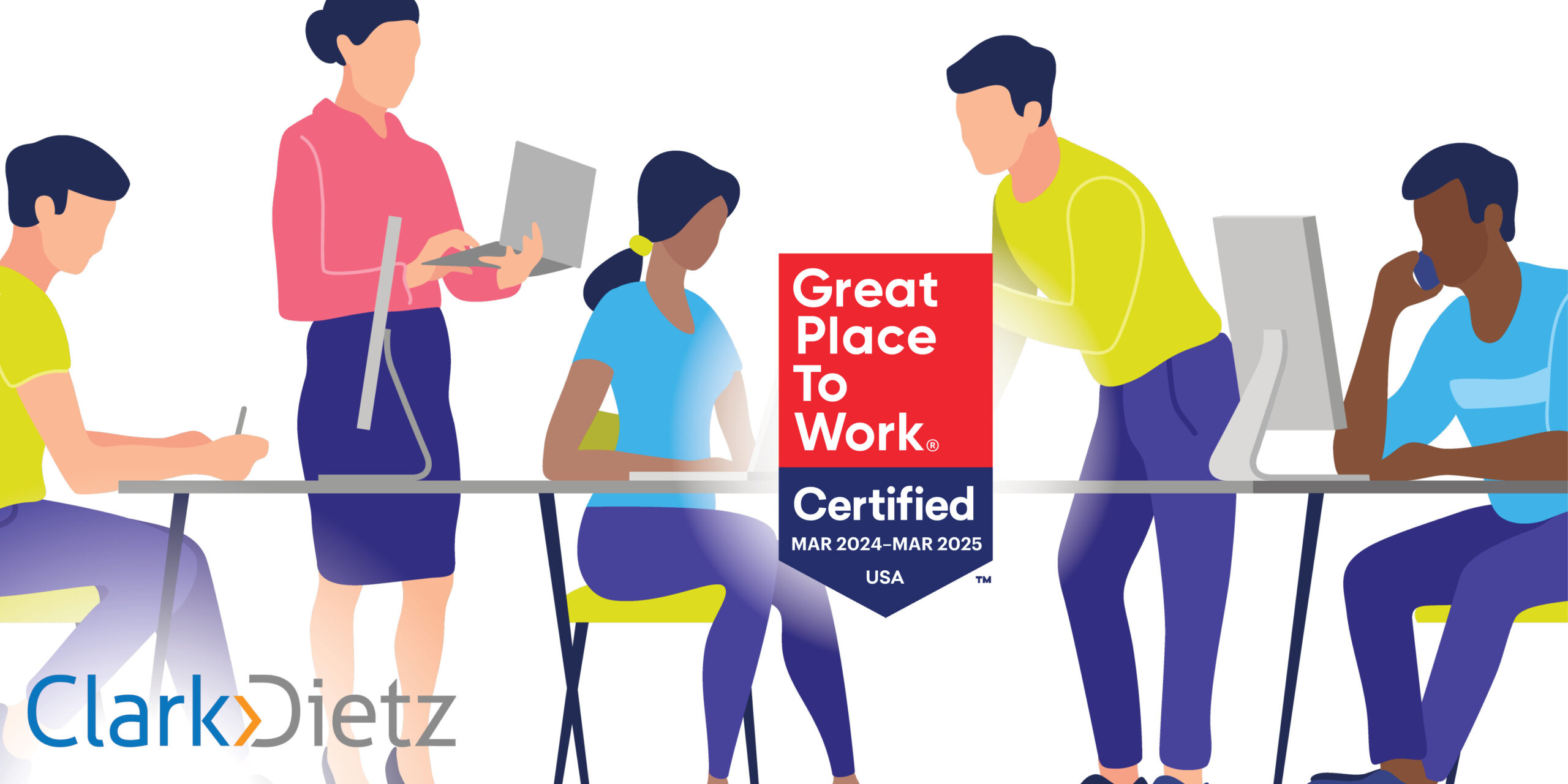 clark dietz is great place to work certified through march of 2025