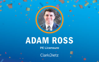 adam ross achieves PE licensure