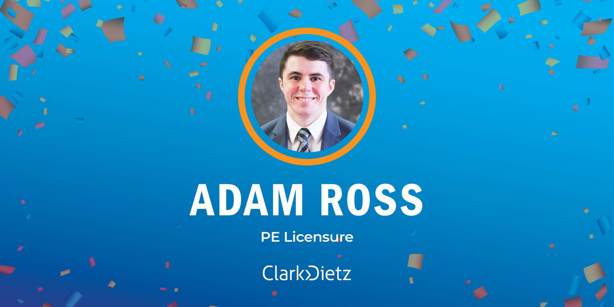 adam ross achieves PE licensure