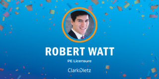 robert watt achieves professional engineer licensure