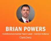 Headshot of brian powers, promoted to civil/environmental team leader for central indiana