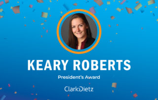 Keary Robers wins 2025 President's Award