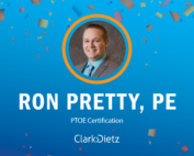 Ron Pretty earns his PTOE Certification