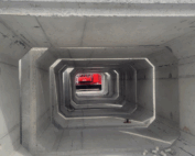 Image of inside the pipe