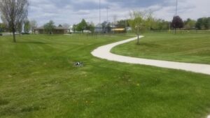 Zahnd Park after construction.