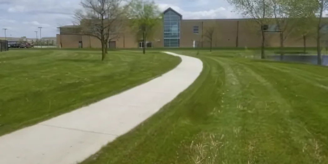 Zahnd Park after construction.