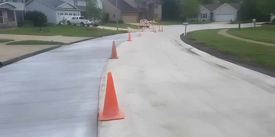 Pheasant Lane's finished construction.
