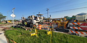 Construction being done on the corridor 