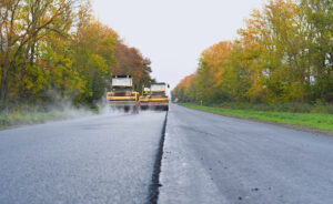 street being paved