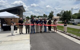 New Pekin ribbon-cutting
