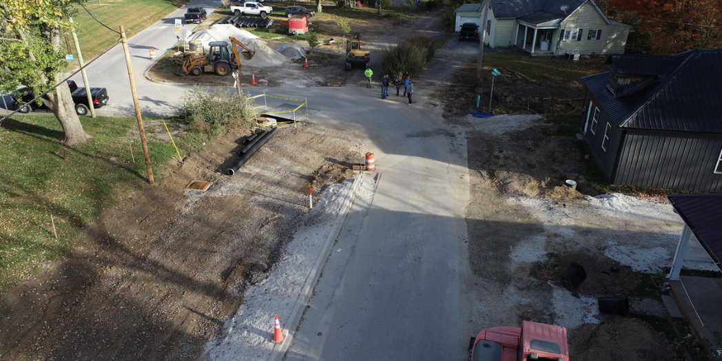 Monon South Trail construction