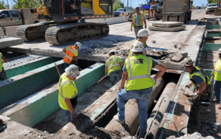 Harrison Road Bridge deck removal