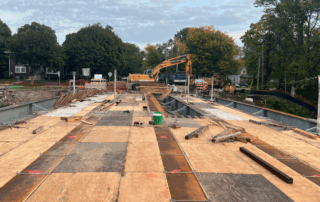 Wheeler Avenue Bridge construction