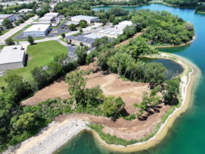 Three Oaks Recreation Area construction
