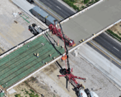 Bridge deck pour