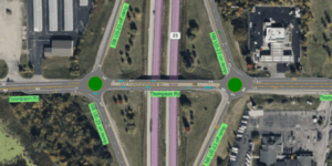 Fenton Township roundabout design