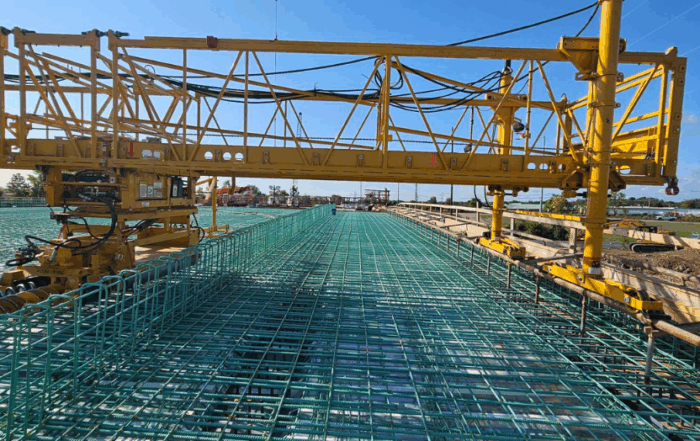 Fruit Ridge Avenue bridge during construction