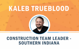 Kaleb Trueblood promoted to Team Lead for Construction
